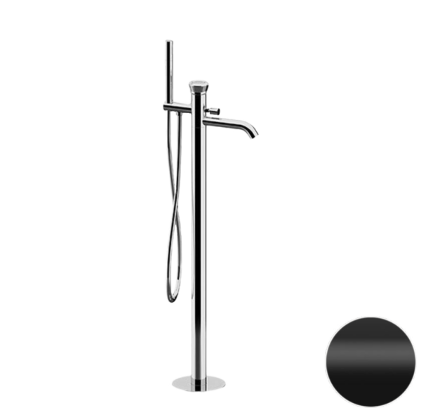 Смеситель для ванны Remer Element ET08NO, черный матовый