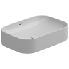 Раковина накладная биколор 60x42 см GSG Ceramic Design Easy EALAVTP60BI000/001, White/White Matt