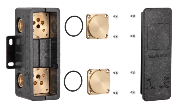 Скрытая часть на 3 выхода Remer RRBOX93