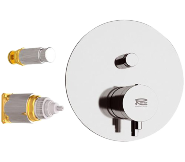 Смеситель термостатический для душа Remer Elegance NT09KB