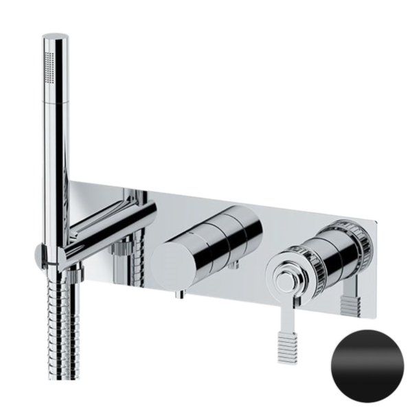 Смеситель для душа Remer Atelier AL97D2WBNO, черный матовый