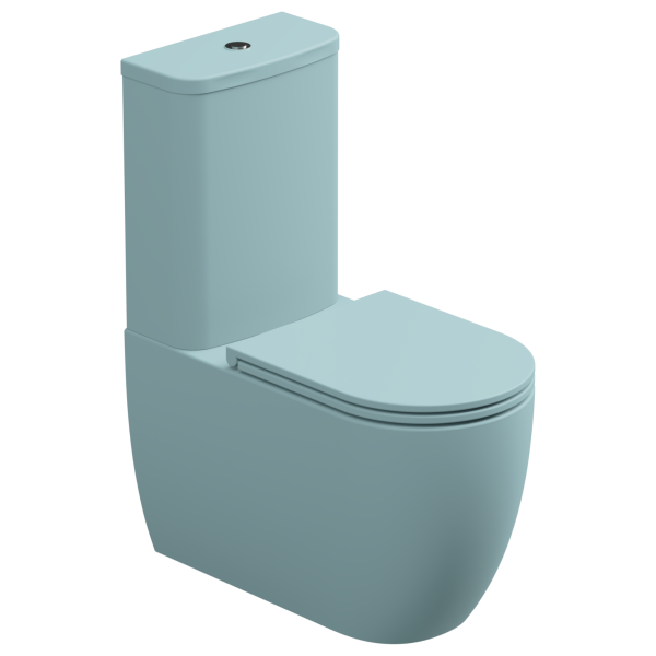 Чаша напольного унитаза биколор GSG Ceramic Design Like LKMBLBI000/037P, White/Ice Matt