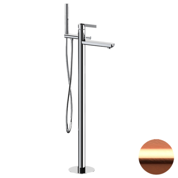 Смеситель для ванны Daniel Club ANC678RP, медь брашированная