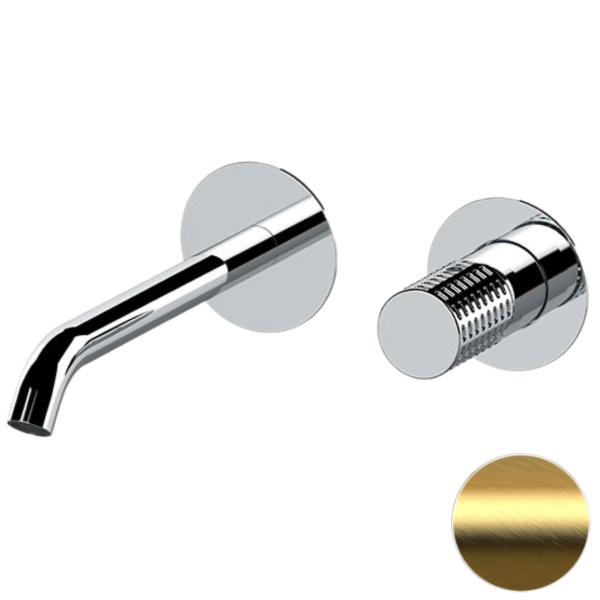 Смеситель для раковины Remer Celebrity CEC15PLWBBG, золото брашированное