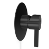 Смеситель для душа Remer Metrica MC30LCFP, черный брашированный хром