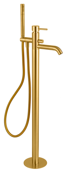 Смеситель для ванны Remer X Style X08BG, золото брашированное