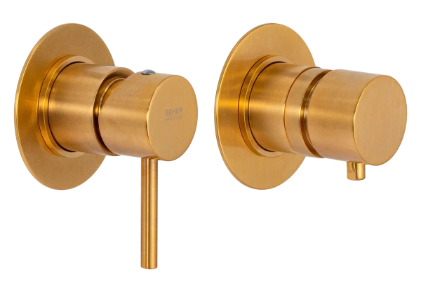 Смеситель для душа Remer X Style X96BG, золото брашированное