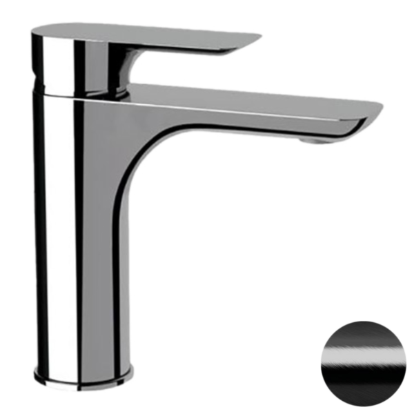 Смеситель для раковины Remer Infinity I12CFP, черный брашированный хром