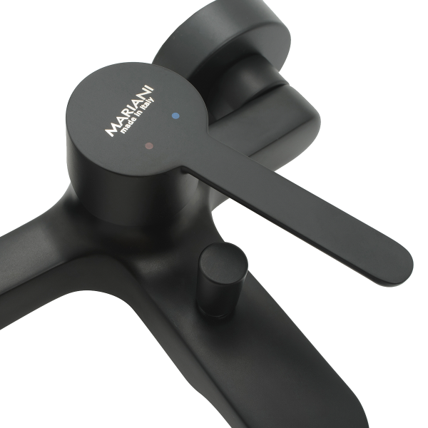 Смеситель для ванны Mariani Winter B14212WN, черный матовый