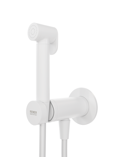 Гигиенический душ со смесителем Remer X Style X61PWBO, белый матовый