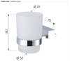 Стакан Remer SQ SQ15CR