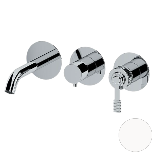 Смеситель для ванны Remer Atelier AL54D3PWBBO, белый матовый