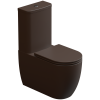 Чаша напольного унитаза биколор GSG Ceramic Design Like LKMBLBI000/035P, White/Cacao Matt