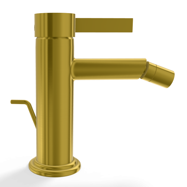 Смеситель для биде Remer Metrica MC20HS, латунь брашированная PVD