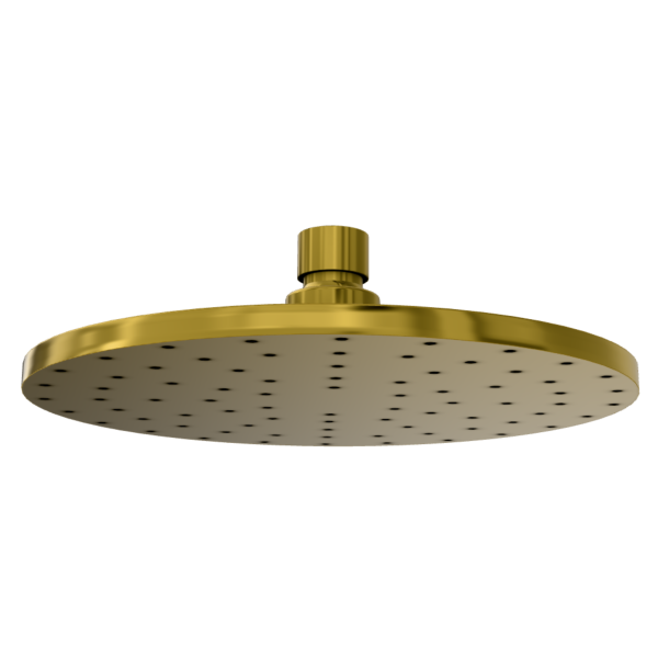 Верхний душ 20 см с шарнирным соединением Remer 359MM20GPX, золото глянцевое PVD