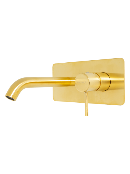 Смеситель для раковины Mariani Next B22565NS, золото брашированное