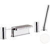 Смеситель для ванны Remer Minimal N06317MMBO, белый матовый