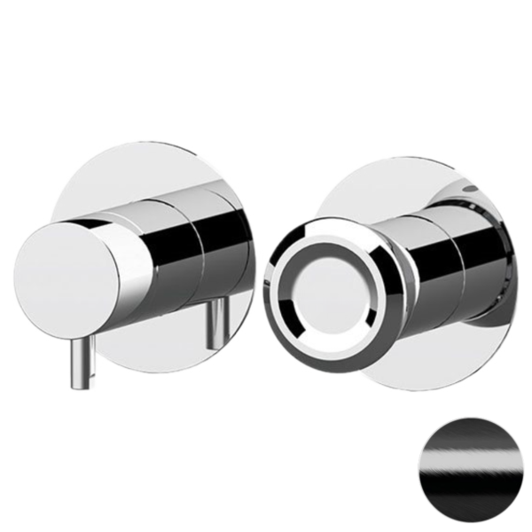 Смеситель для душа Remer Element ET93ZPWBCFP, черный брашированный хром