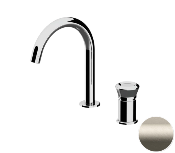 Смеситель для раковины Remer Element ET57XV, сталь