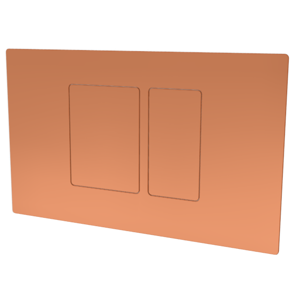 Кнопка смыва Remer RB820RP, медь брашированная