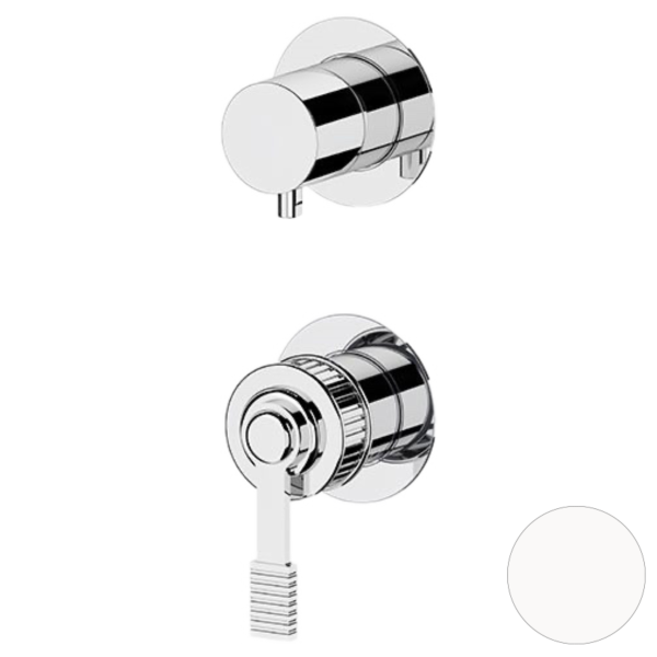Смеситель для душа Remer Atelier AL93PWBBO, белый матовый