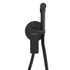 Гигиенический душ со смесителем Mariani Kali B14185KLW, черный матовый