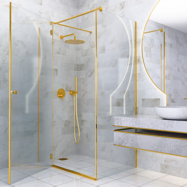 Комплект для душа Mariani B22241UM, золото брашированное