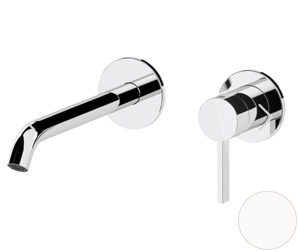 Смеситель для раковины Remer Metrica MC15PBO, белый матовый