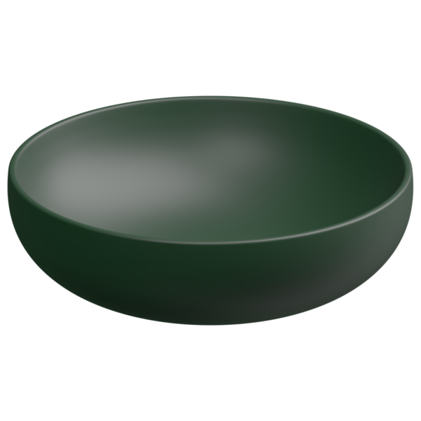 Раковина накладная 45 см GSG Ceramic Design Easy EALAVRO45036, Smeraldo Matt