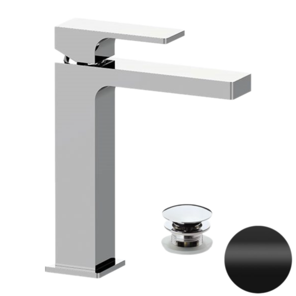 Смеситель для раковины Remer Absolute AU10ACCNO, черный матовый