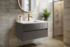 Тумба для раковины 120 см Onsen Niwa 71-BP-120-M23-V23, угольно-серый