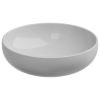 Раковина накладная 45 см GSG Ceramic Design Easy EALAVRO45000, белый глянцевый