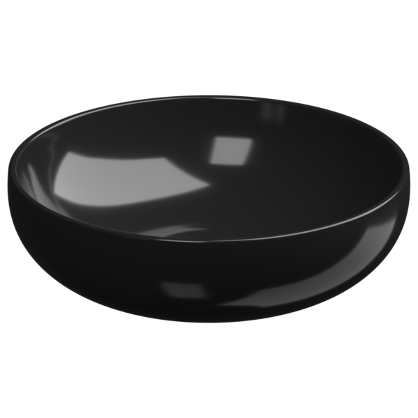 Раковина накладная 45 см GSG Ceramic Design Easy EALAVRO45002, черный глянцевый