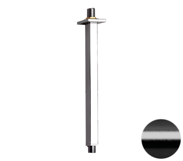 Кронштейн потолочный для верхнего душа 30 см Remer 347S30CFP, черный брашированный хром