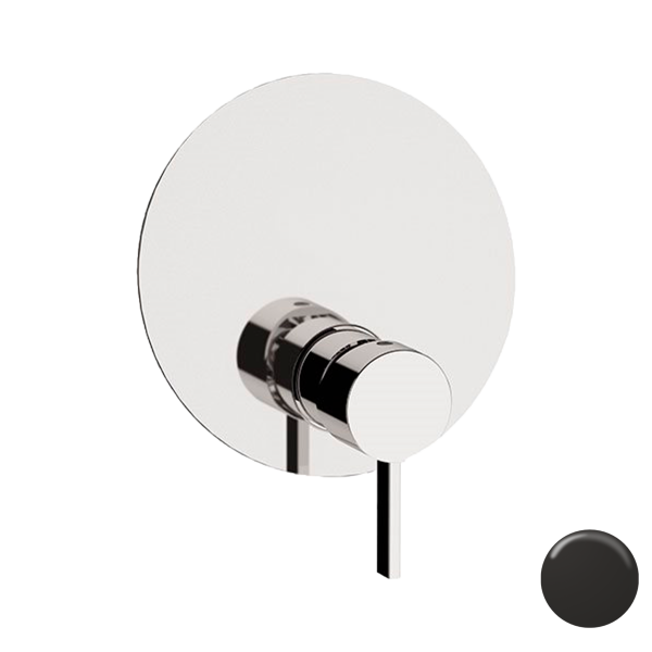 Смеситель для душа Remer Metrica MC30KBNO, черный матовый