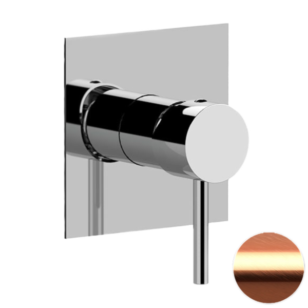 Смеситель для душа Remer X Style X30QRP, медь брашированная