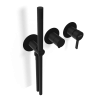 Смеситель для душа Remer Metrica MC97D2PNO, черный матовый