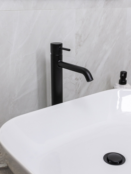 Смеситель для раковины Mariani Next A14398NS12, черный матовый