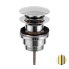 Донный клапан универсальный 1”1/4 Remer 905CCR114GP золото глянцевое PVD