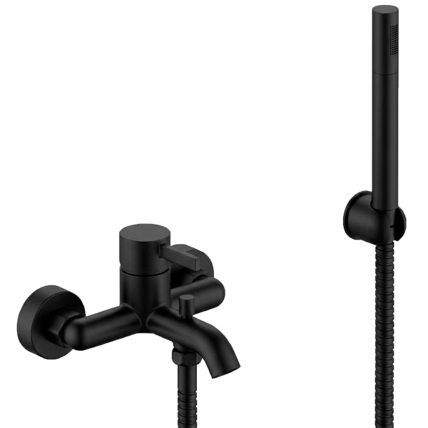 Смеситель для ванны Remer Metrica MC02NO, черный матовый