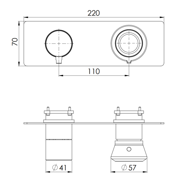 Смеситель для душа Remer Element ET93ZWB