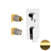 Смеситель для душа Daniel Diva DV612D3KBDP, золото брашированное