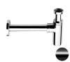 Сифон 1”1/4 Remer 958LCFP, черный брашированный хром