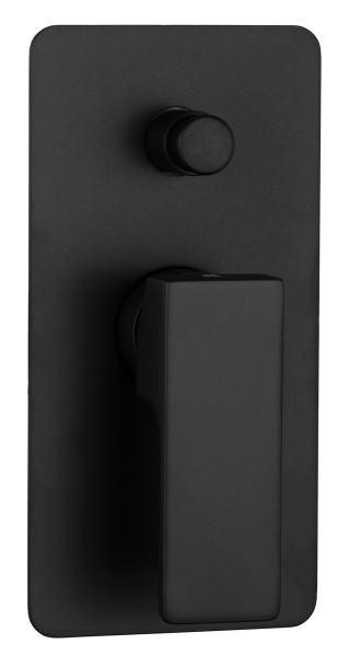 Смеситель для душа Remer Absolute AU09KBNO, чёрный матовый