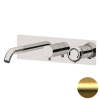 Смеситель для ванны Remer Element ET54D2BG, золото брашированное