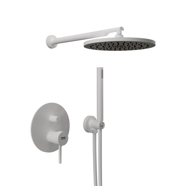 Душевая система Remer X Style X09S02OBO, белый матовый