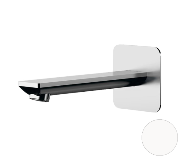 Излив настенный 18 см Remer Energy 91EYBO, белый матовый