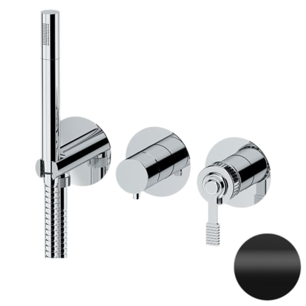 Смеситель для душа Remer Atelier AL97D2PWBNO, черный матовый