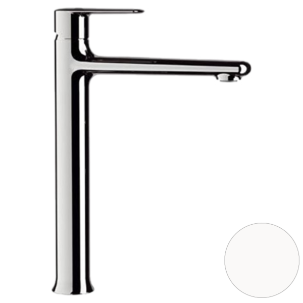 Смеситель для раковины Remer Vanity V11LBO, белый матовый