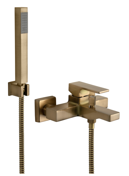 Смеситель для ванны Remer Absolute AU02VO, состаренная латунь